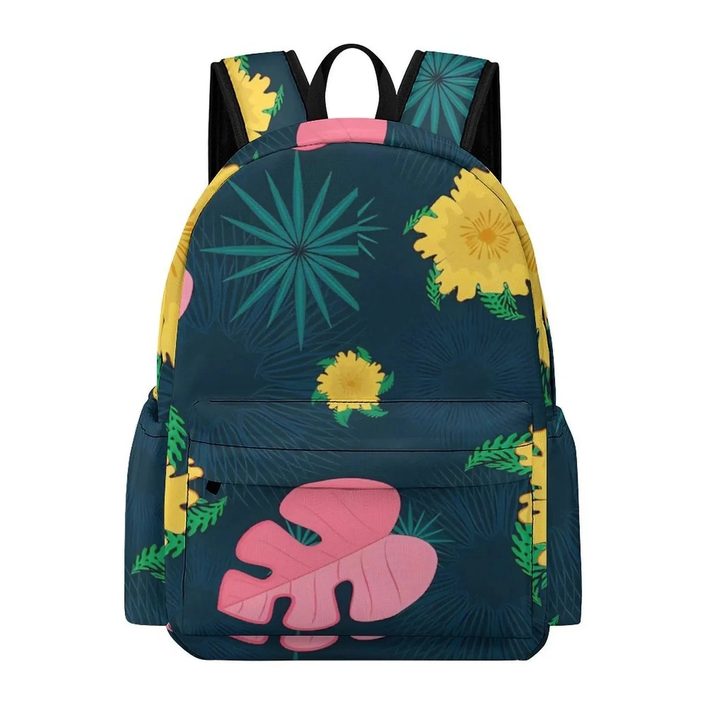 Floral Printed 3d Printed Schoolbags For Boys And Girls GlowCart