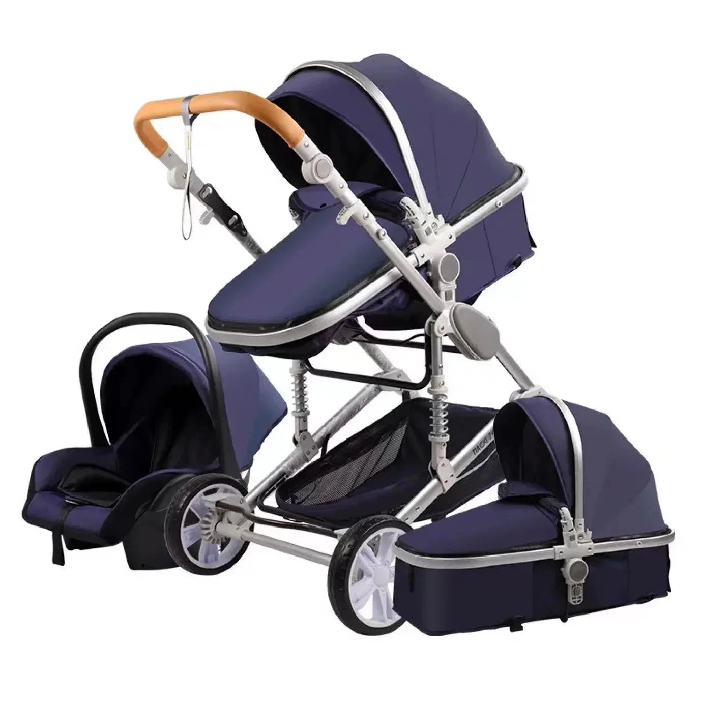 baby stroller 3in1 Luxury High Landscape baby pram portable baby pushchair multifunctional Newborn Carriage double faced GlowCart