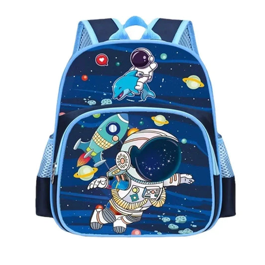 Kindergarten children schoolbags spine protection and load reduction boys and girls backpacks lightweight printed backpack GlowCart