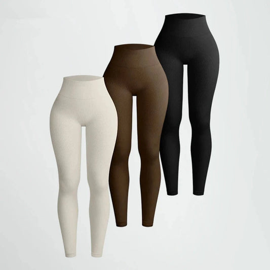 Thread Knited Leggings Women Seamless Slim Tights Gym GlowCart