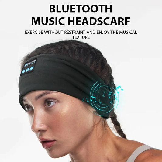 Fone Bluetooth Earphones Sports Sleeping Headband Elastic GlowCart