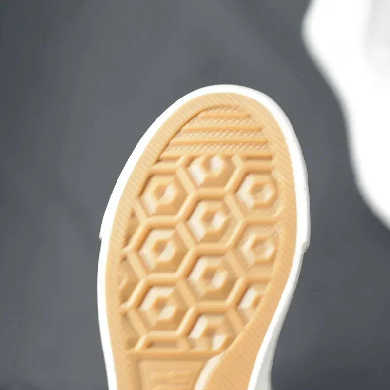 Canvas Long Boots for Women High Top Women Canvas Shoes Lace GlowCart