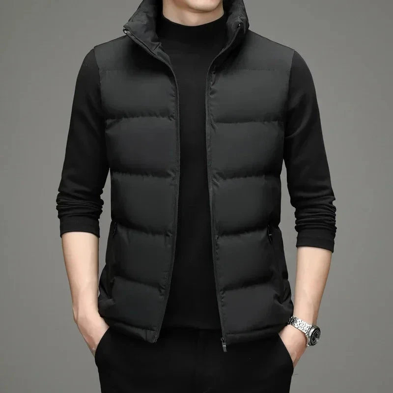 2024 Winter Vest Jacket Men's Light Luxury Thick Warm GlowCart