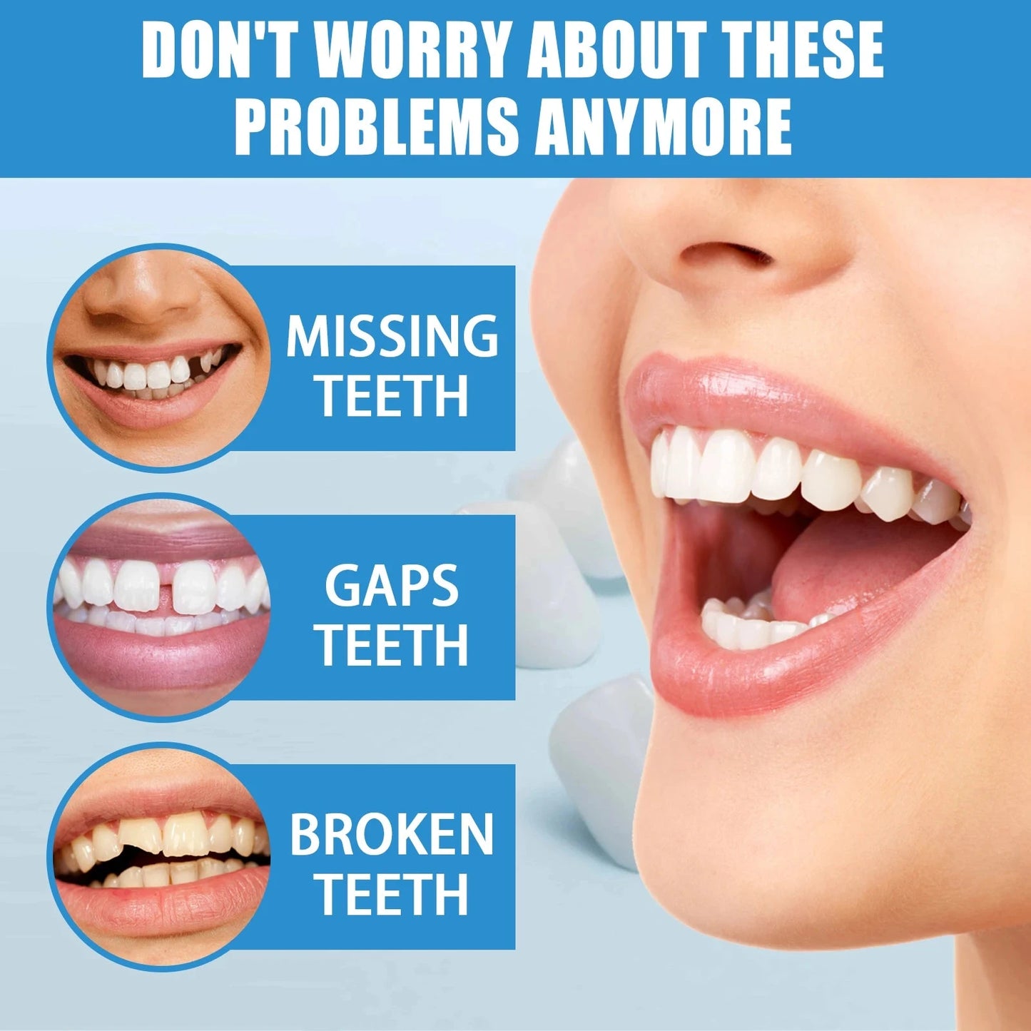 30g Temporary Tooth Repair Moldable Teeth And Gaps False GlowCart