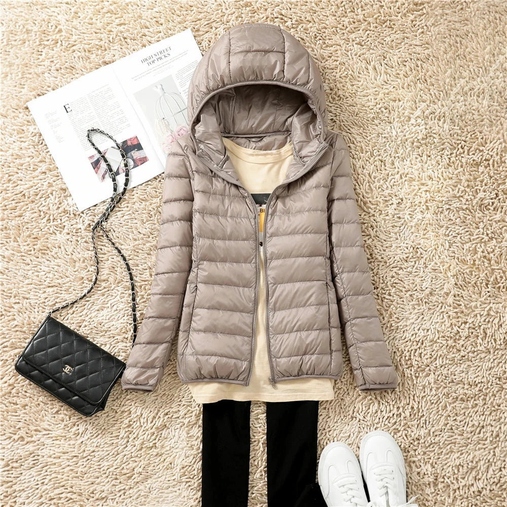 Women Puffer Jacket 15 Colors Plus Size 5XL 6XL 7XL 2025 New GlowCart