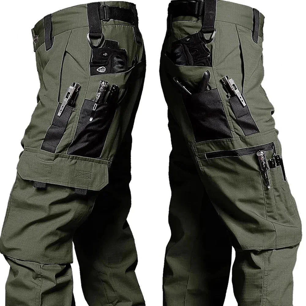 Tactical Pants Big Multi-pocket Men New Work Cargo Pants GlowCart