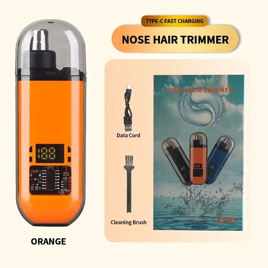 2 In 1 Electric Portable Ear And Nose Hair Trimmer Clipper GlowCart