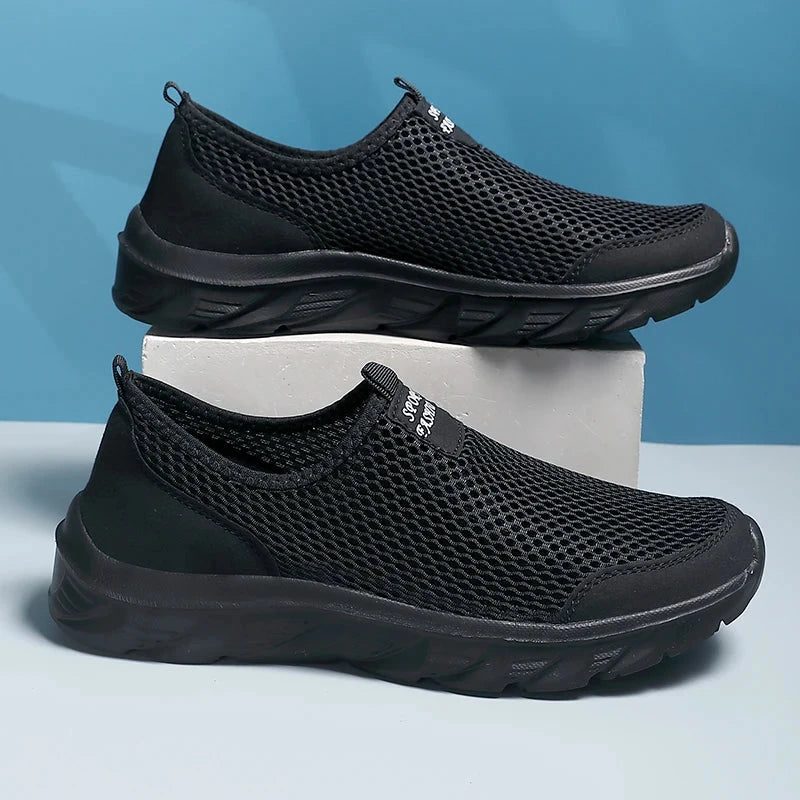 2023 Lightweight Men Casual Shoes Breathable Slip on Male GlowCart