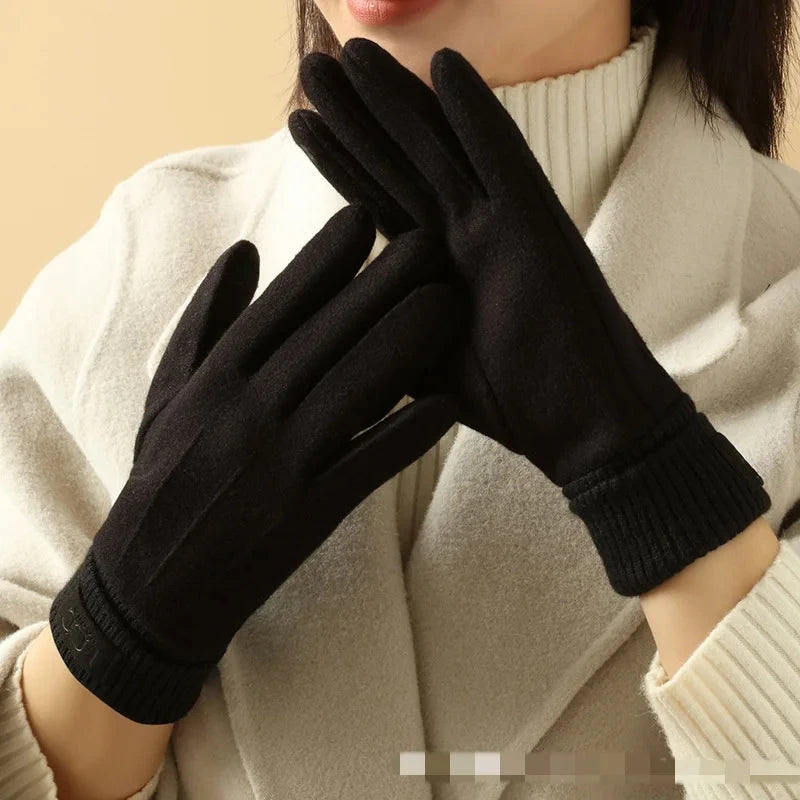 Winter Cashmere Gloves for Women Warm Touch Screen Gloves GlowCart