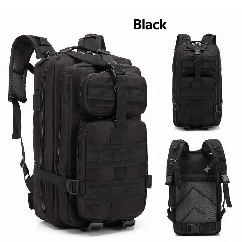 3P Tactical Backpack 20L-25L 1000D Nylon Outdoor Hiking GlowCart