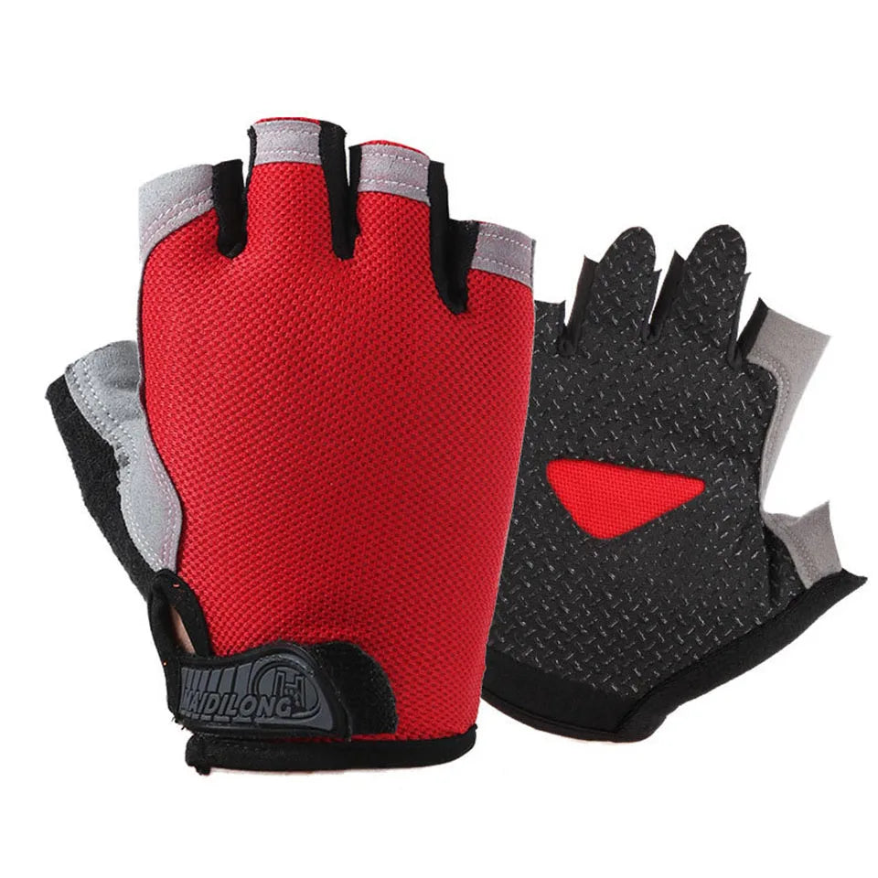 GTUBIKE Half Finger Gloves Anti-slip Shock Absorben Outdoor Sports Climbing Cycling Fitness Tool Upgraded Gloves For Men Women GlowCart