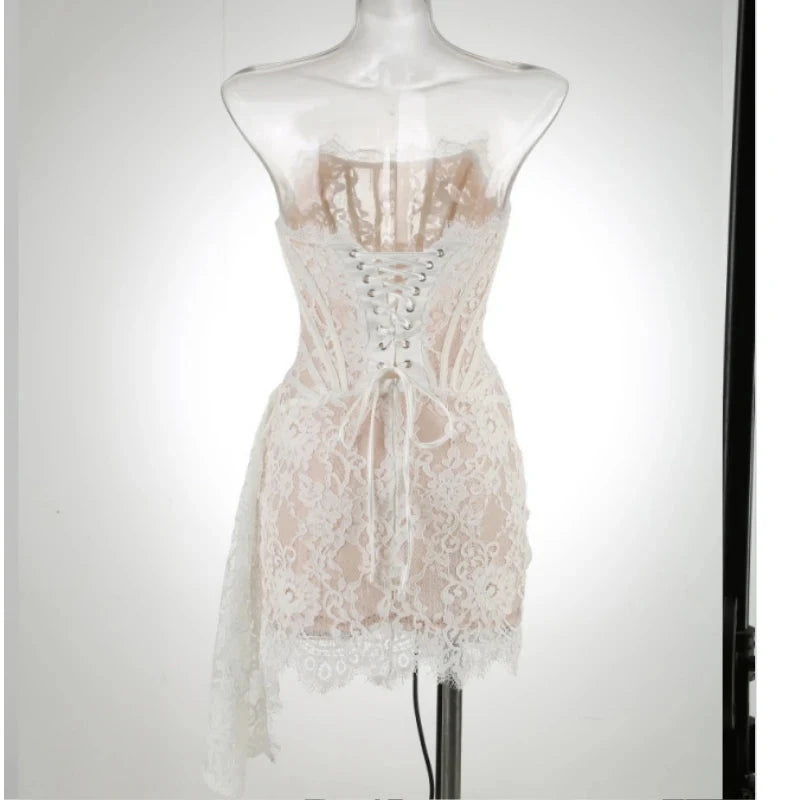 White Birthday Dress for Women Luxury 2024 Women's Elegant GlowCart