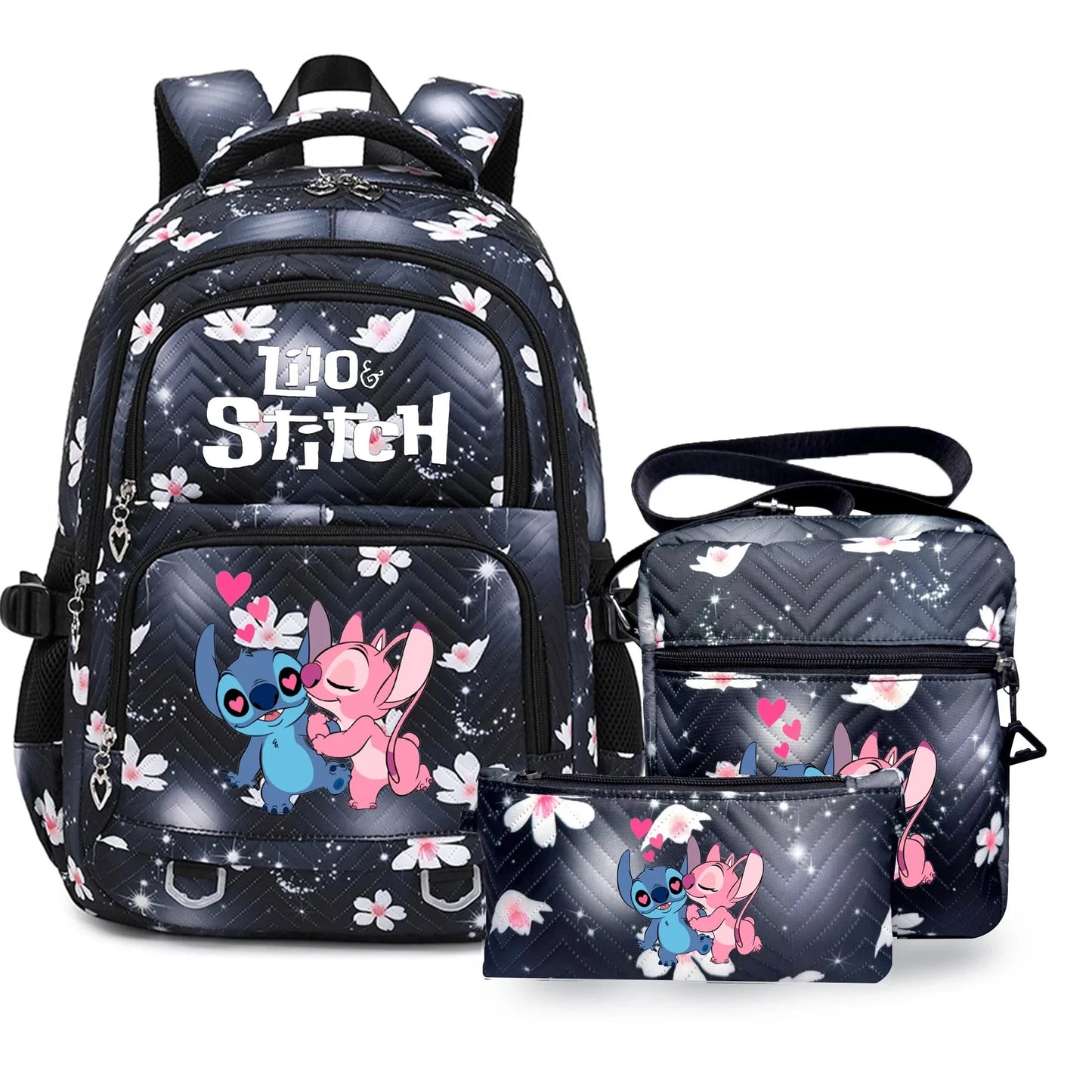 Lilo Stitch Large Capacity Backpack Daypack Lightweight GlowCart