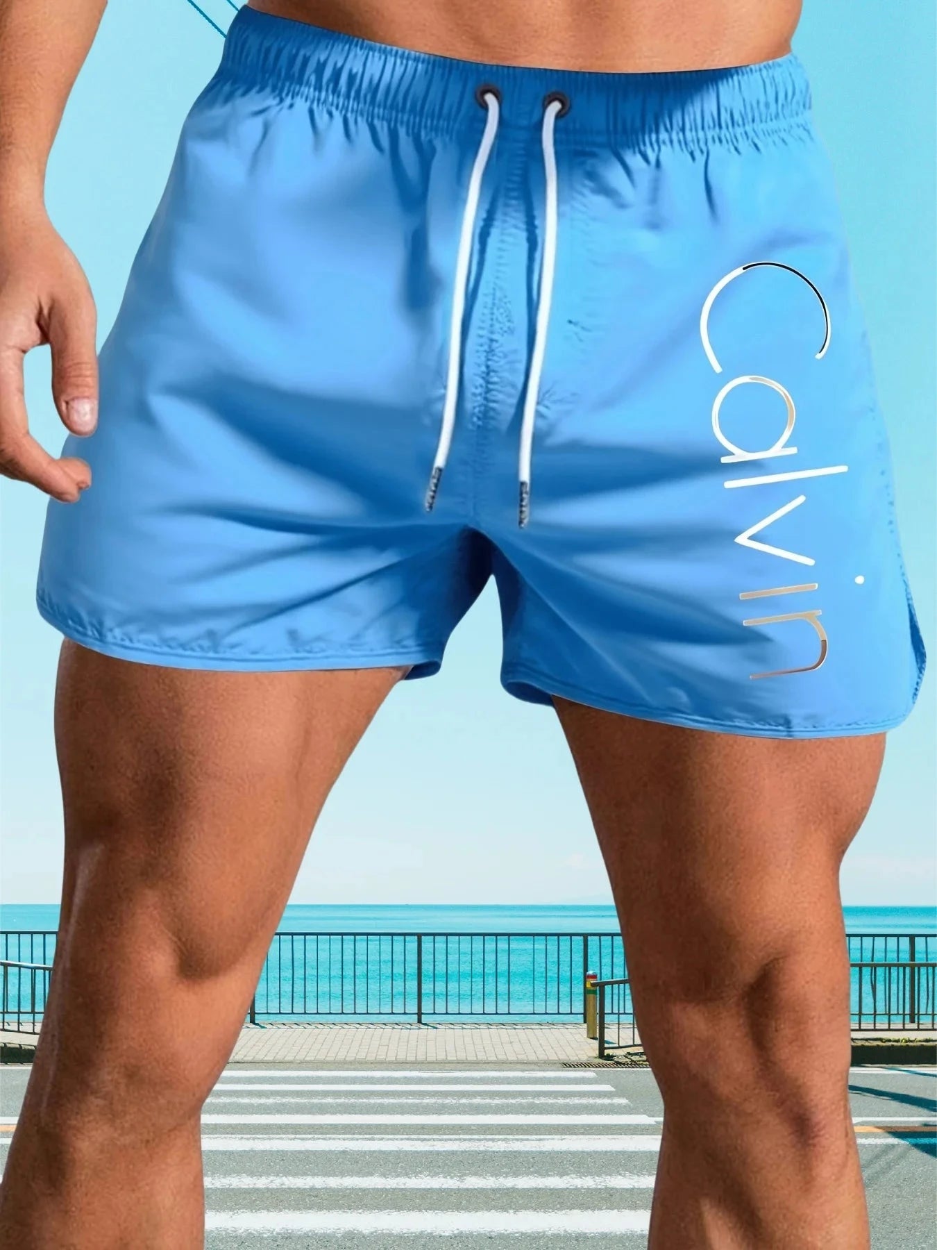 Men's Breathable Sexy Swimsuit Low Waist Casual Beach Shorts GlowCart