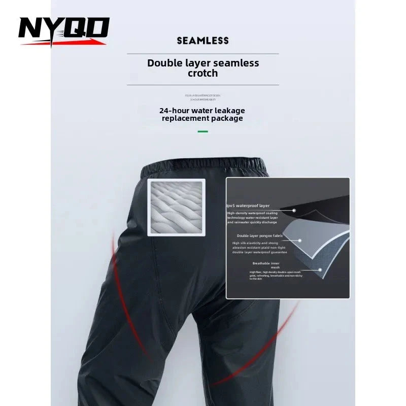 Rain Proof Riding Suit Motorcycle Raincoat for Men and Women GlowCart