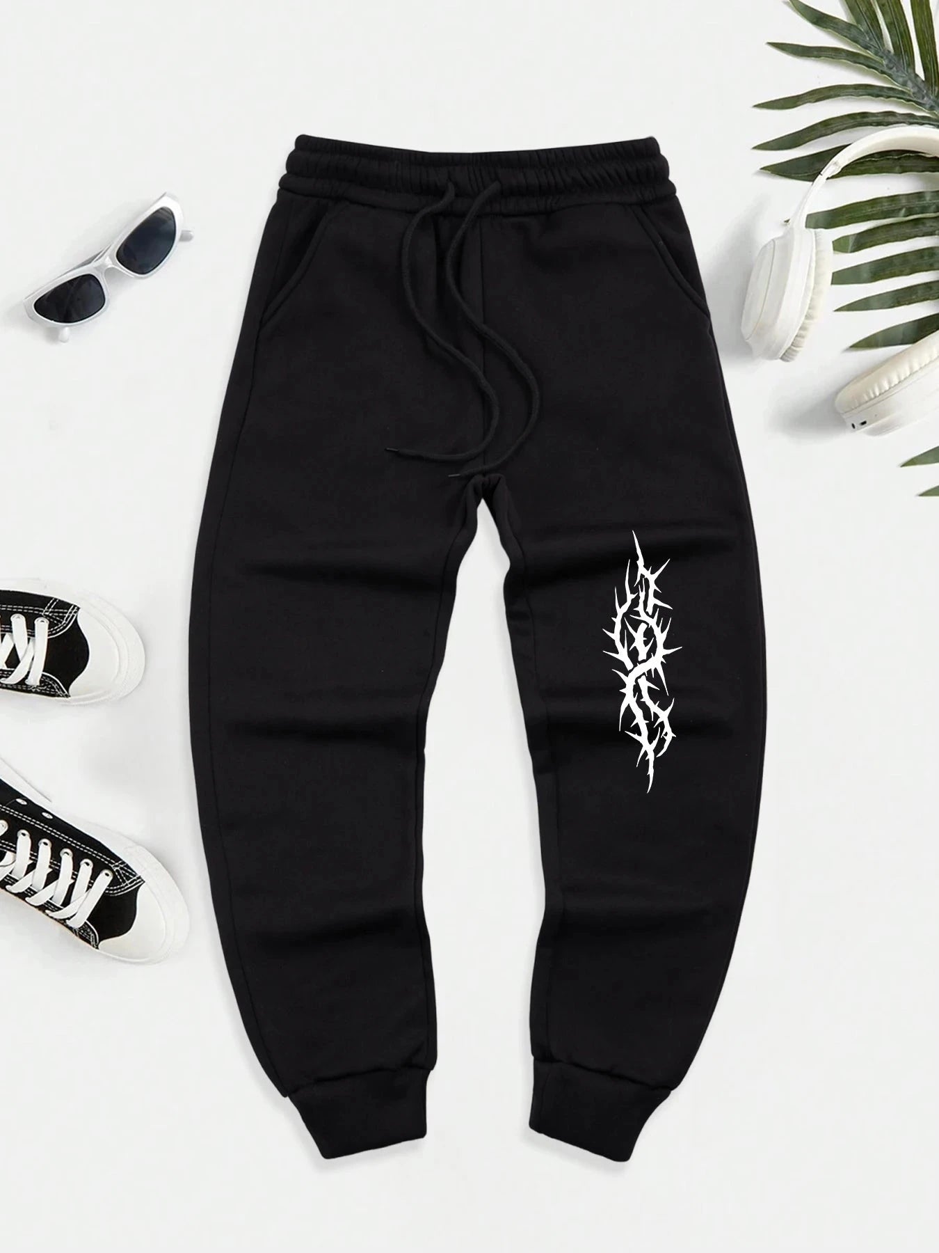 Surrounded By Thorns Prints New Fashion Sweatpants Hip Hop GlowCart