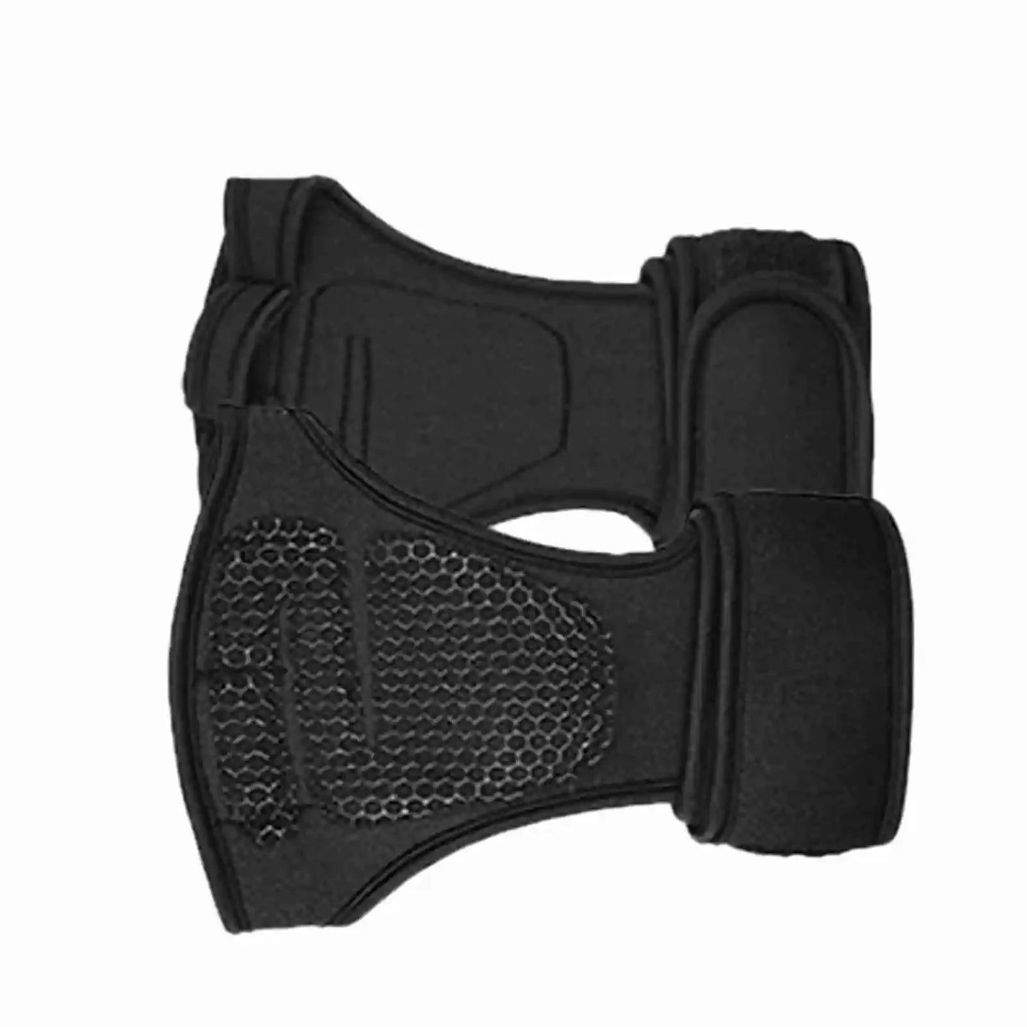 Half Finger Weight Training Gloves for Men Women Fitness Sports Wrist Palm Protector Gloves Anti-slip Gym Cycling Gloves Black GlowCart