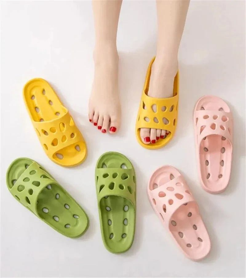Summer Leaky Slippers Bathroom Bathing Confortable Men Women GlowCart