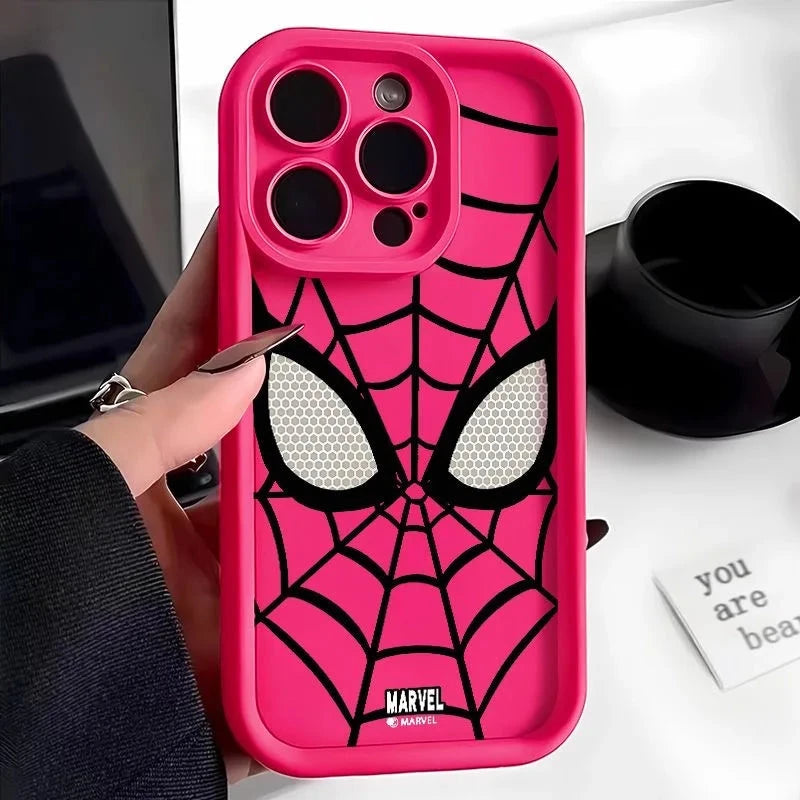 Marvel Spider Man Plain Multistep TPU Phone Case For iPhone GlowCart
