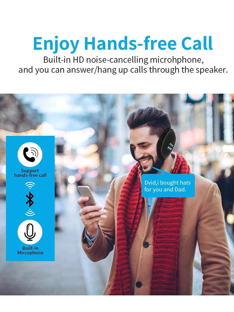 Bluetooth Music Earmuffs Intelligent Wireless Music Sports GlowCart