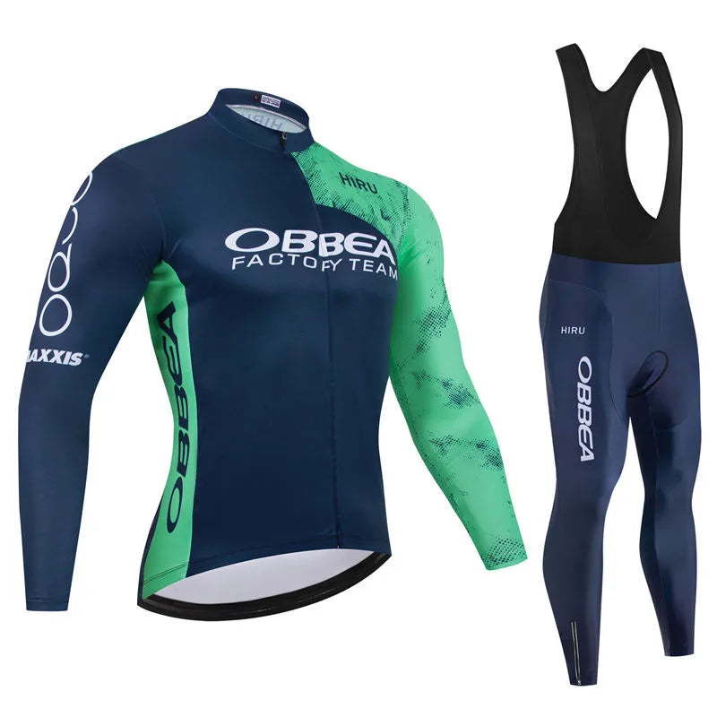 Hiru Summer Spring and Autumn Long Sleeve Bike Clothing Set Bicycle Mountain 2026 Team Cycling Jersey Maillot Ropa Ciclismo GlowCart