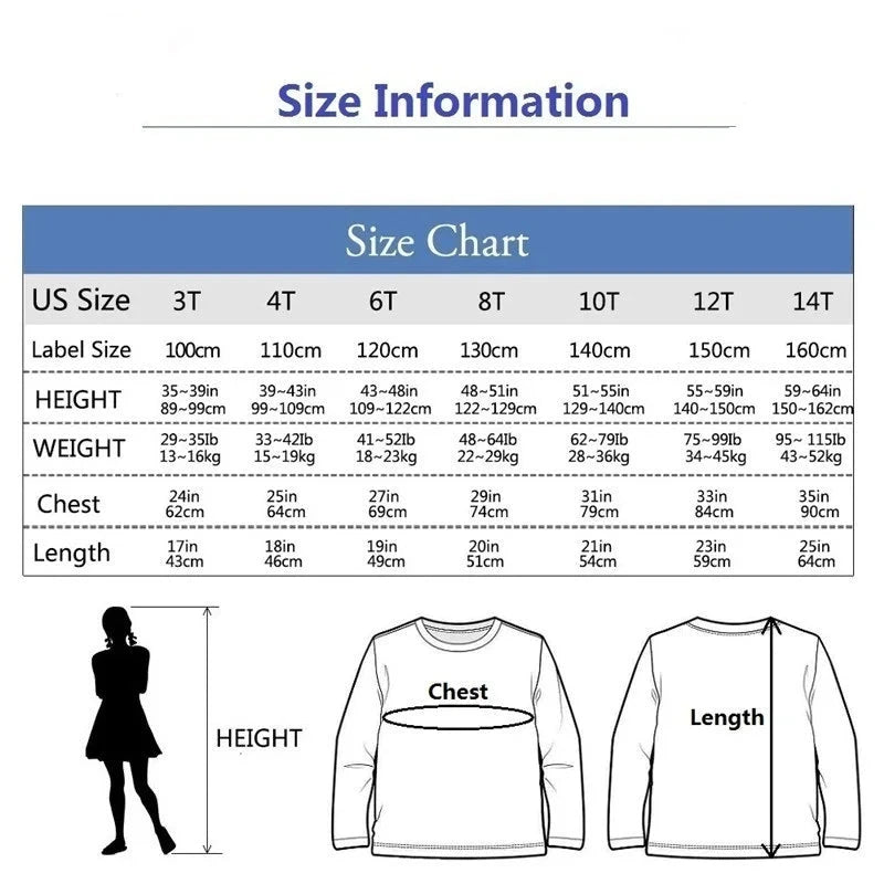 Cartoon Bear Pattern Children Girl Long Sleeve Cotton Tops Spring Autumn Kids Clothing Fashion Loose Crewneck Sweatshirts XNH1 GlowCart