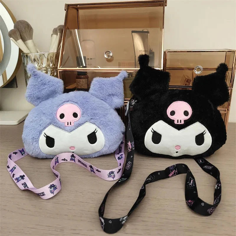 Sanrio Plush Cinnamoroll Melody Kuromi Women Tote Handbags GlowCart