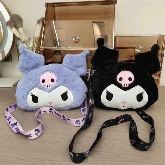 Sanrio Plush Cinnamoroll Melody Kuromi Women Tote Handbags GlowCart