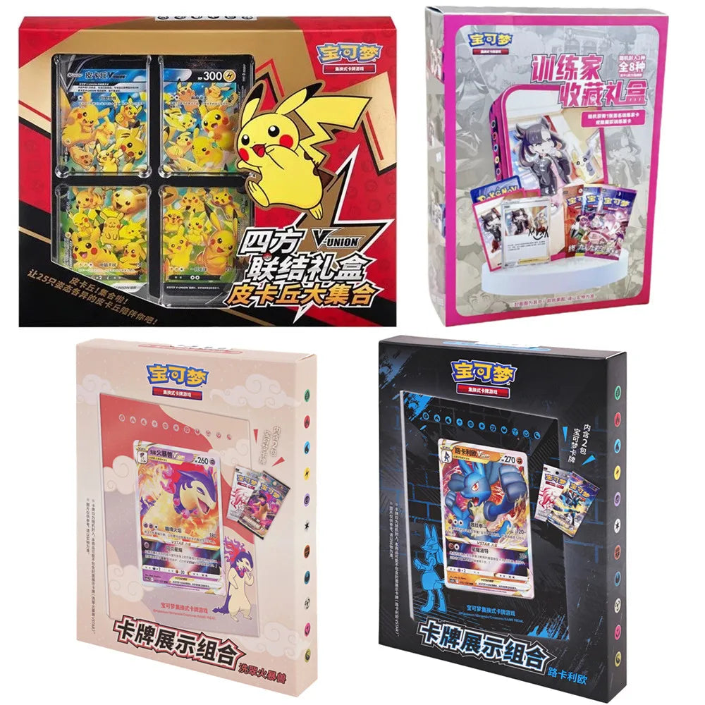 Genuine Pokemon Quartet Coupling V-UNION Gift Box Pikachu