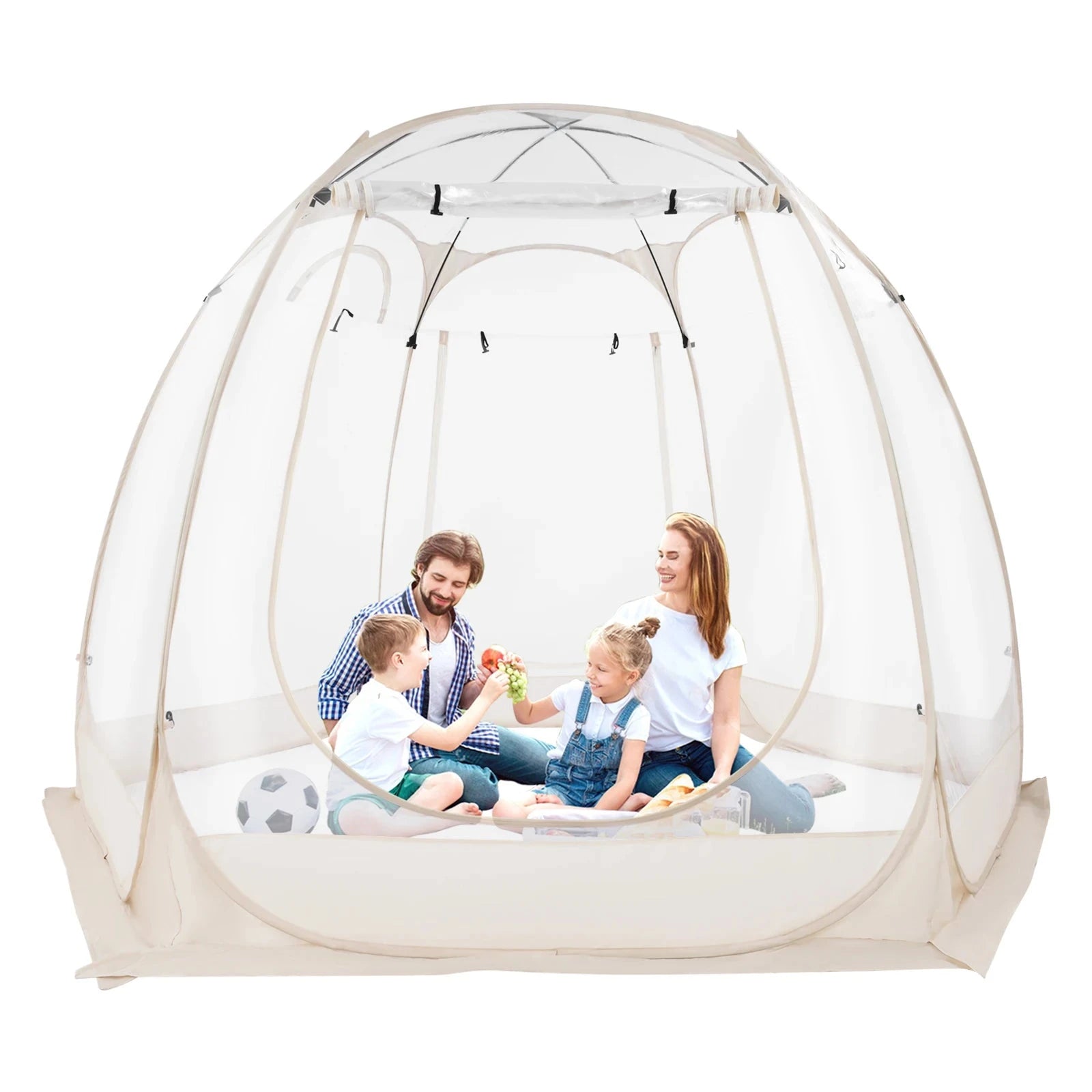 Clear Pop Up Bubble Tent Garden Courtyard Tent Camping Tent GlowCart