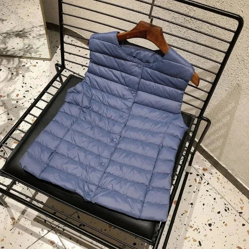 Women Spring Sleeveless Liner Duck Down Jacket 2023 New GlowCart