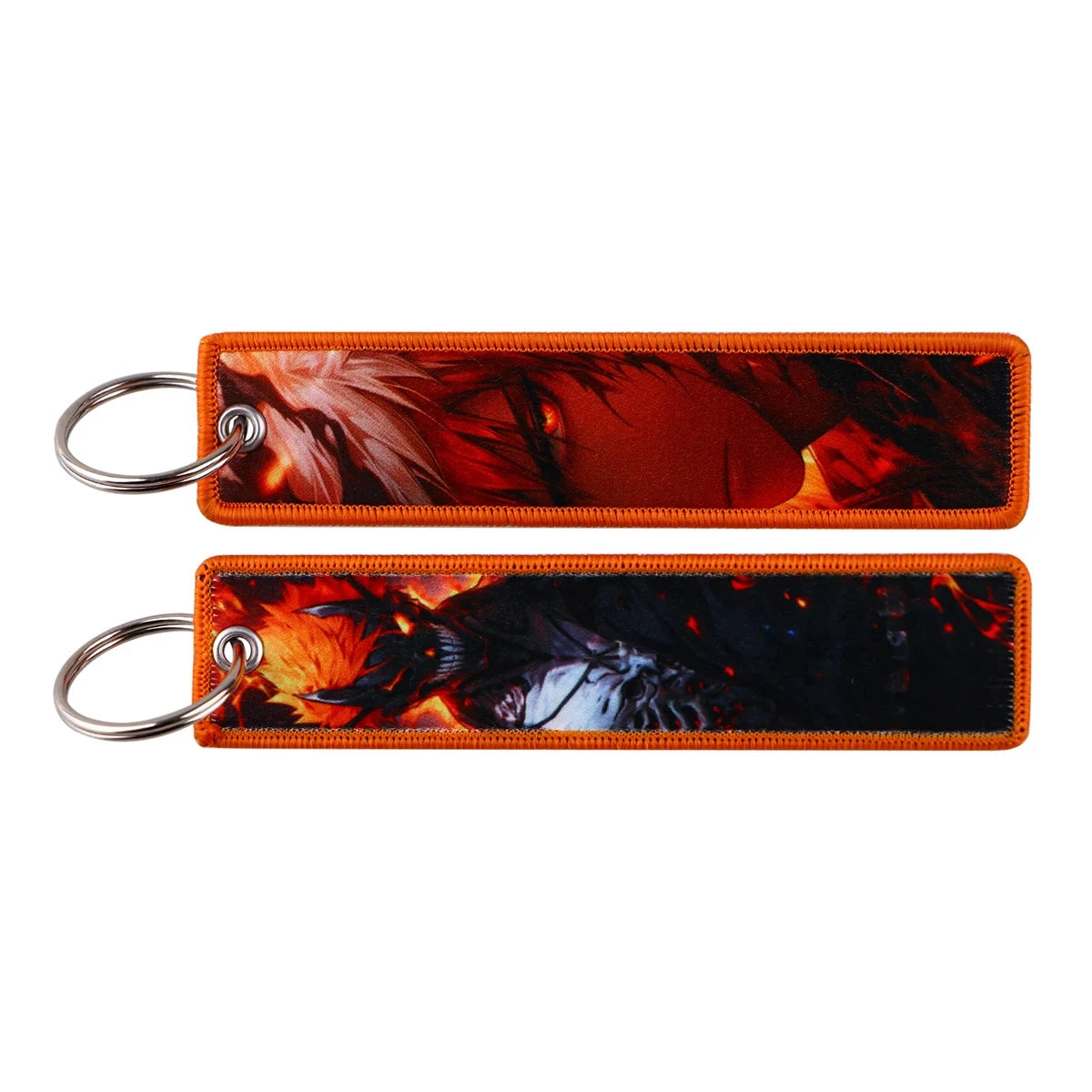 Classic Anime Cool Embroidery Key Fobs Key Tag Motorcycles GlowCart