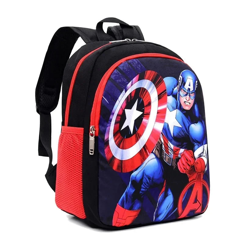 Children schoolbag Spiderman backpack weight-reducing kindergarten Iron Man backpack boys and girls cartoon backpack GlowCart