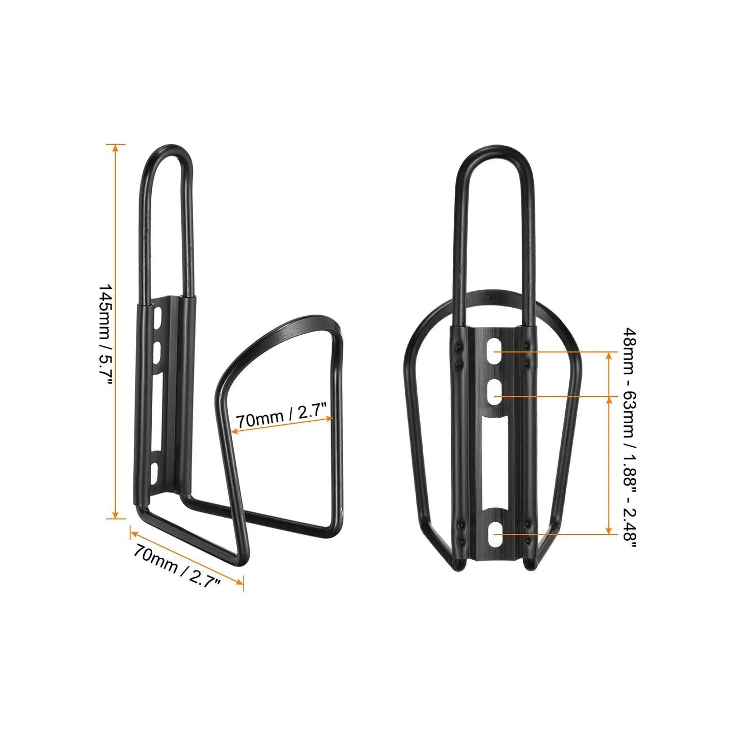 Aluminium alloy bicycle bottle cage, classic mountain bike accessories, bicycle bottle cage, bicycle bottle holder GlowCart