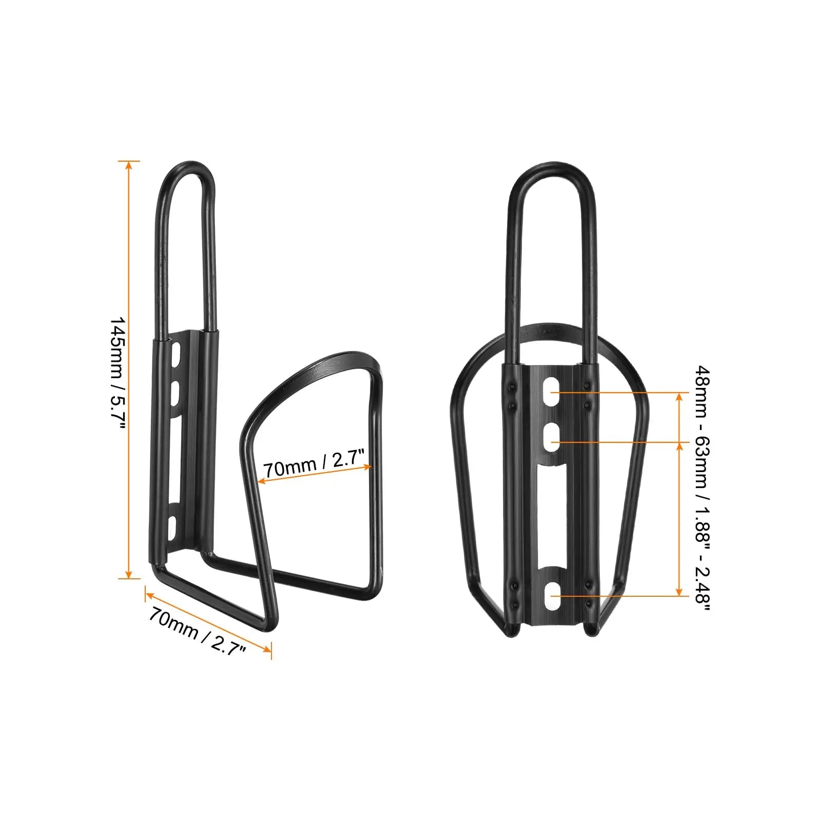 Aluminium alloy bicycle bottle cage, classic mountain bike accessories, bicycle bottle cage, bicycle bottle holder GlowCart