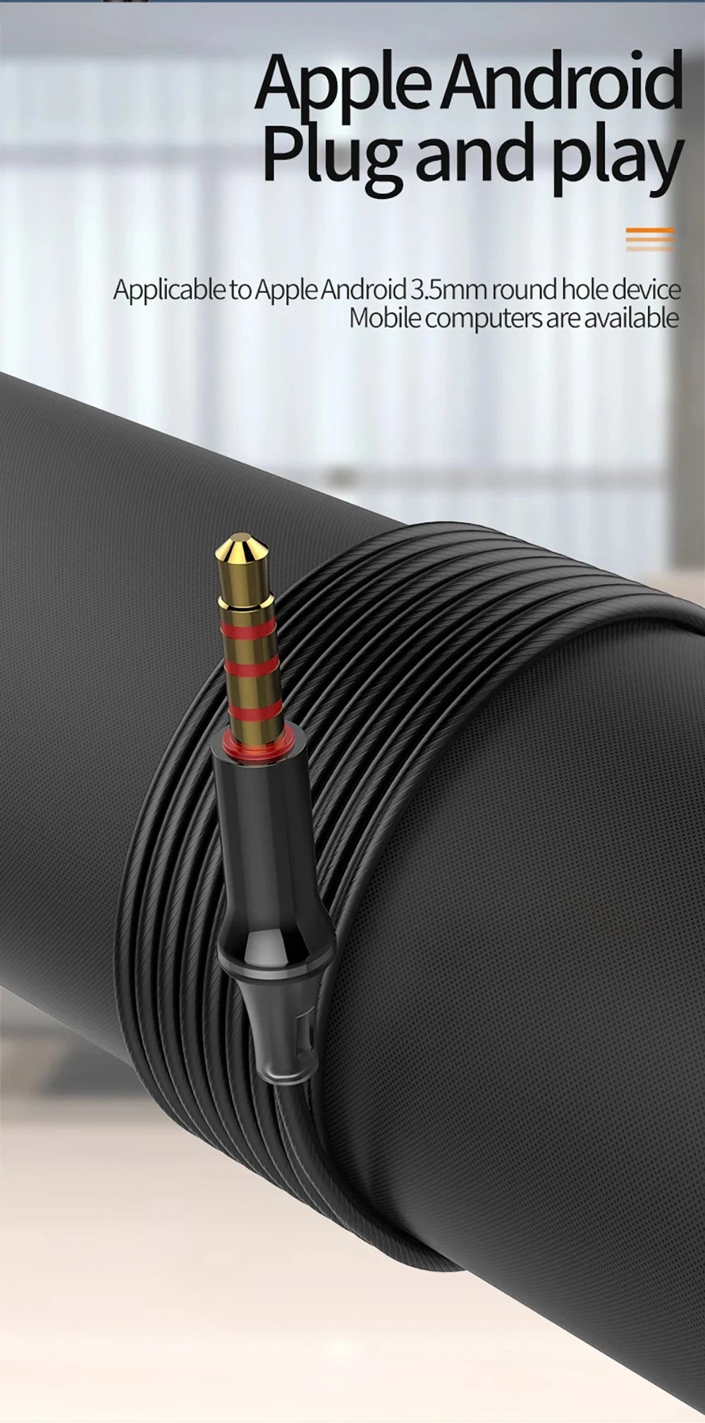 3.5mm Wired Headphones Noise Canceling In-Ear Sports GlowCart