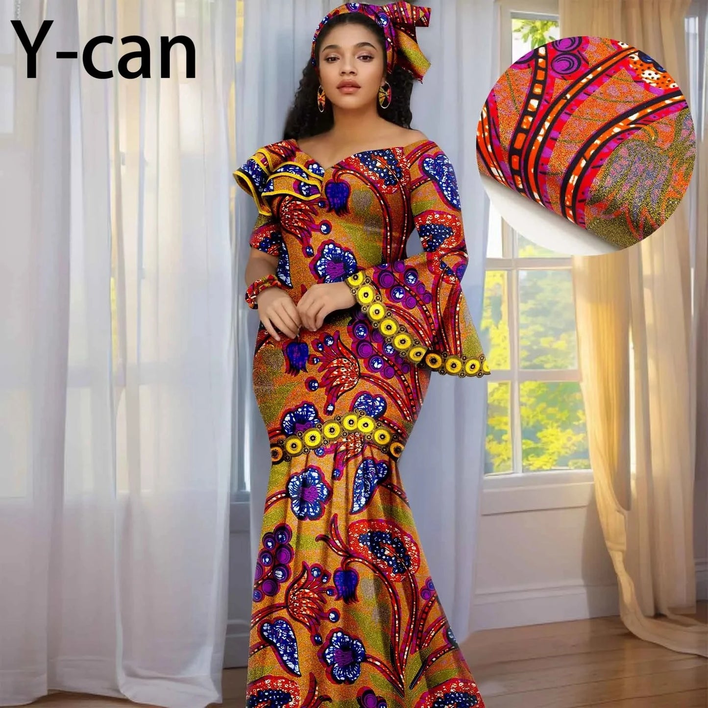 New Fashion African Birthday Dresses for Women Luxury Ankara GlowCart
