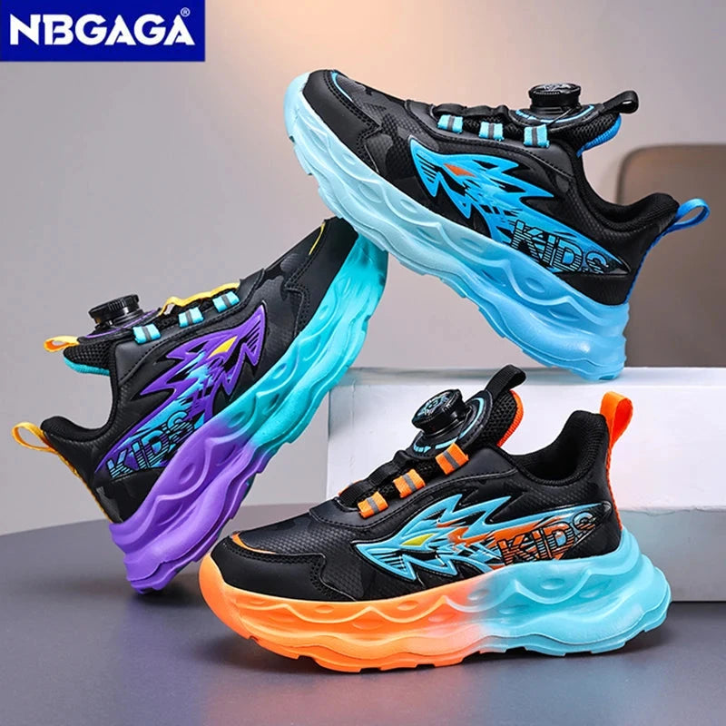 Children Shoes For Boy Breathable Running Sneakers Lightweight Anti Slip School Casual Walking Shoes Outdoor Kids Tennis GlowCart