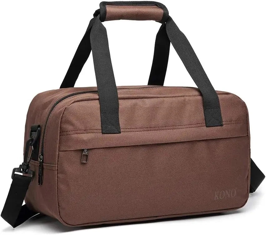 Kono 55x35x25 Carry On Luggage 48L Large Capacity Holdall GlowCart