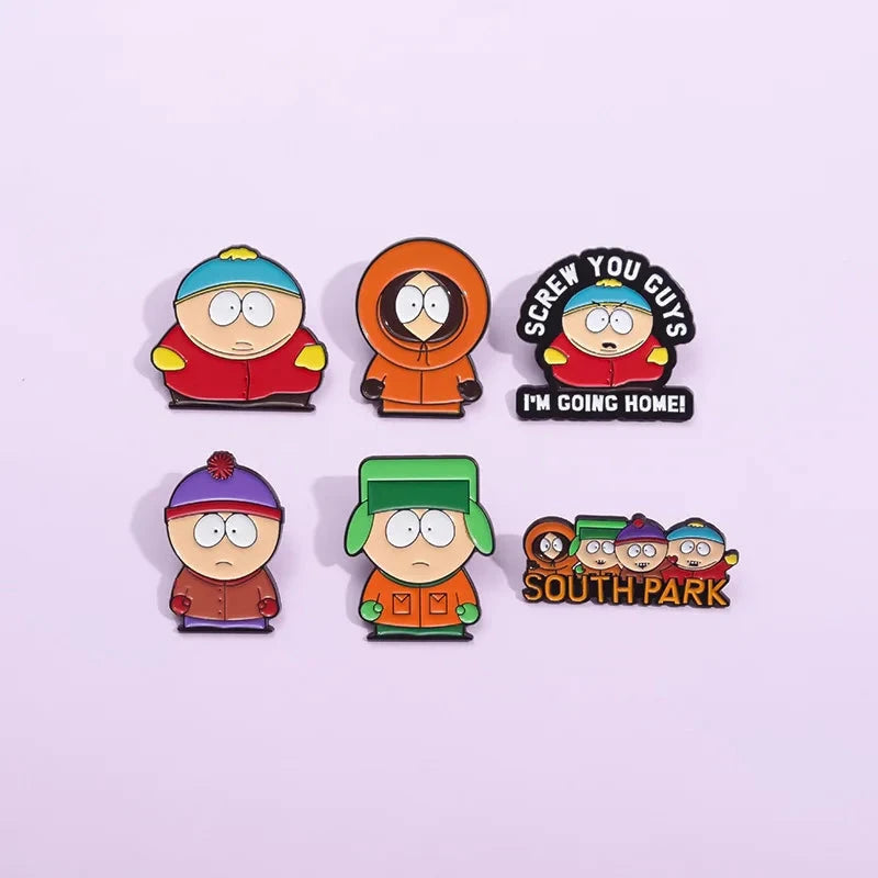 Coming Home Enamel Pin Cute South Park Badge Decorative GlowCart
