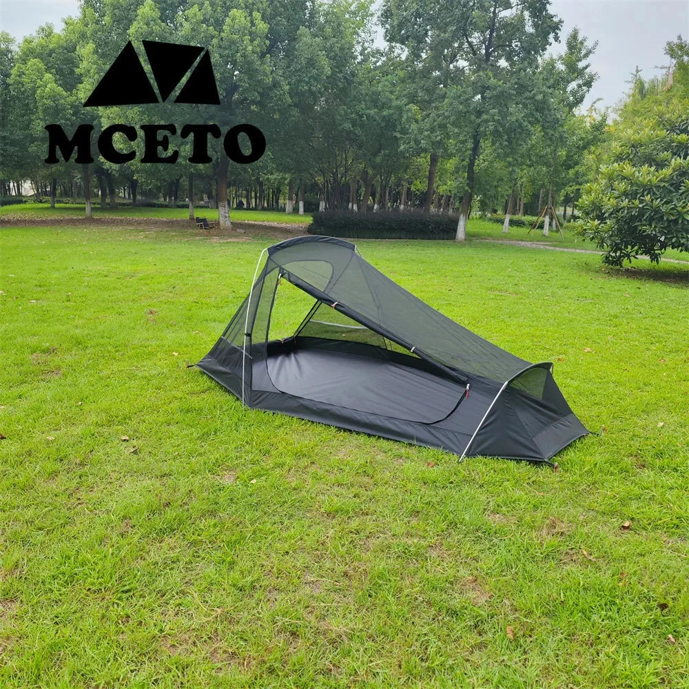 2 People Camping Tent Ultra Light Hiking Backpack Tent Dual GlowCart