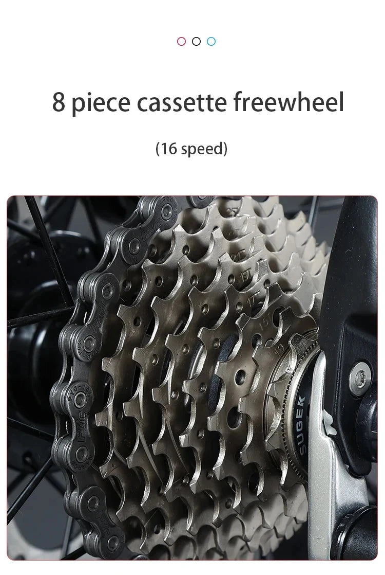 Lightweight High Performance Road Bike 24/27/16/18 Speed Dual Disc Brake Ultra-light Road Racing Speed Change Gravel Bicicleta GlowCart