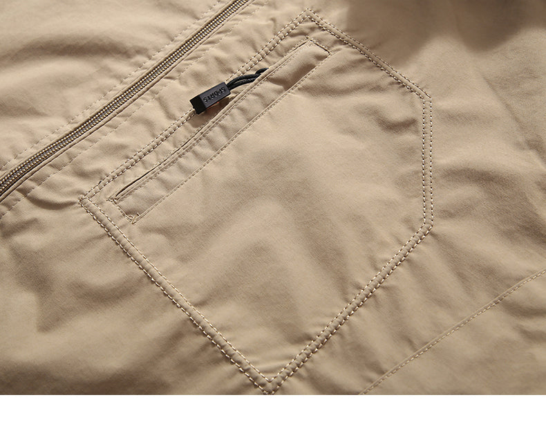 Spring Men Outdoor Waterproof Jacket Plus Size Windbreaker GlowCart