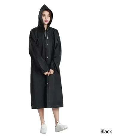 Waterproof Raincoat Outdoor Hiking Portable Adult Poncho GlowCart