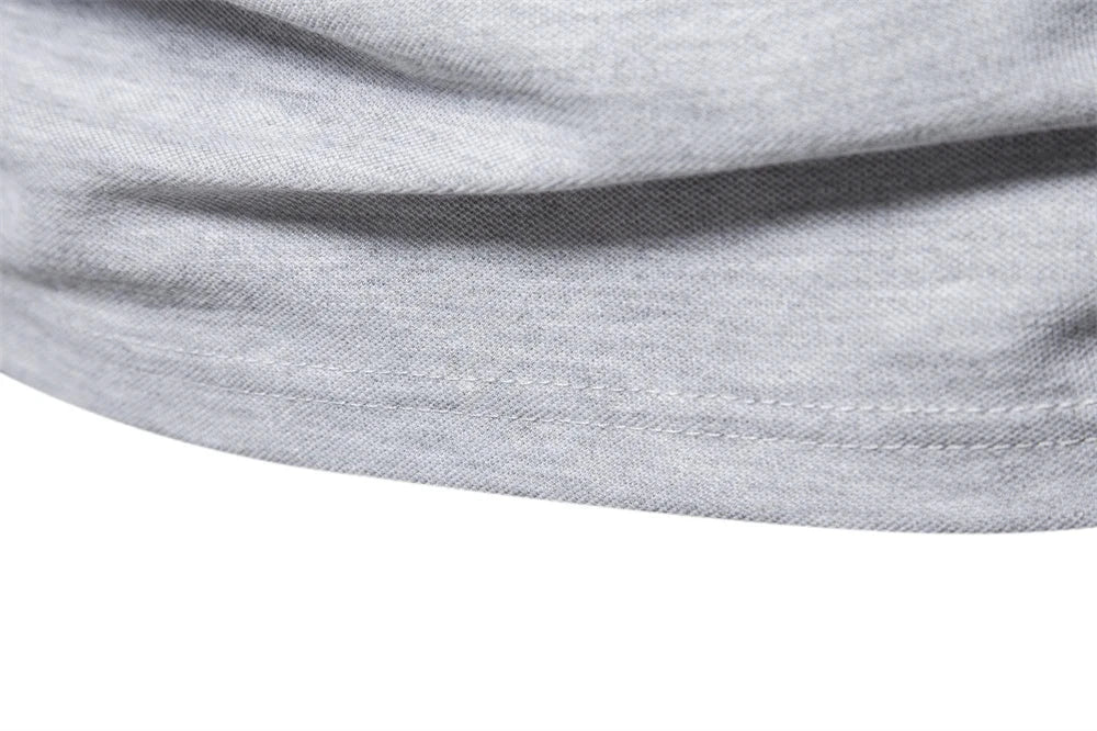 AIOPESON 2023 New Men's Deer Embroidery Polo Shirts Solid GlowCart