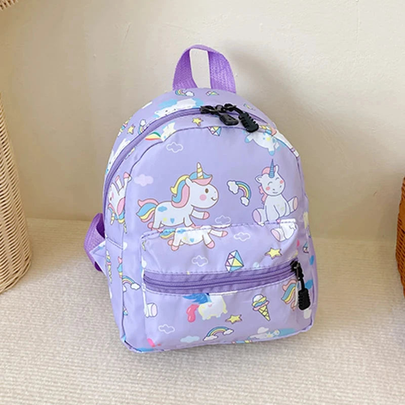 Children's Cartoon Dinosaur Unicorn Backpacks For Teenager Cute Kindergarten Schoolbag Waterproof Book Bag Boys Girls Animal Bag GlowCart