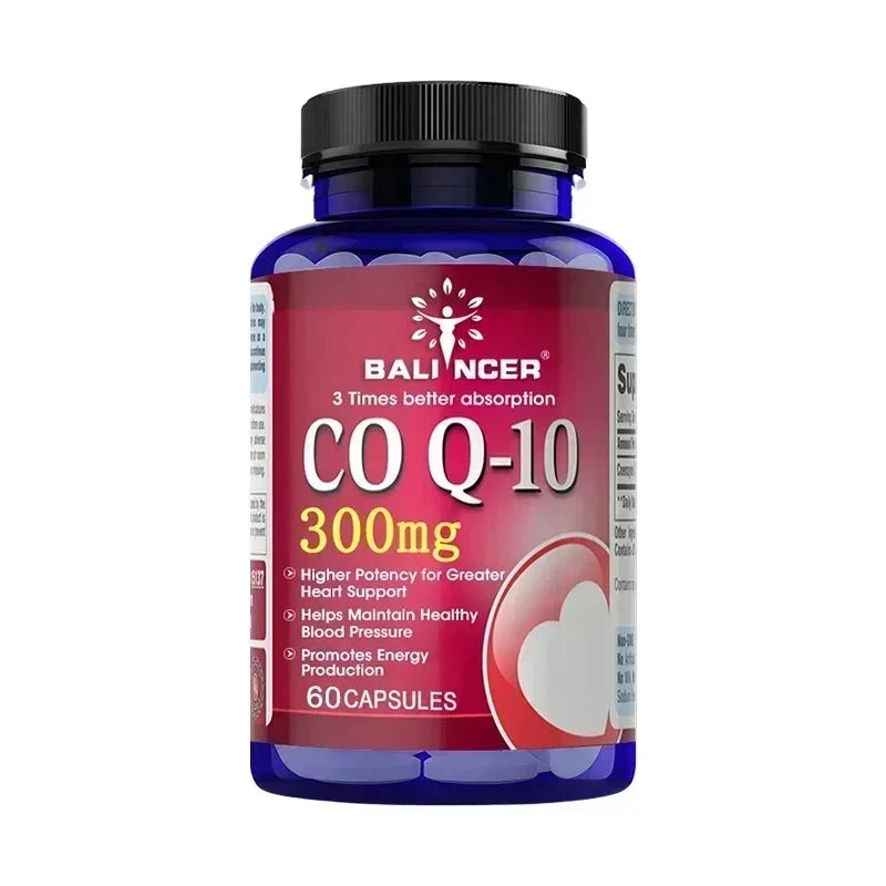 Co Q10 300 Mg Capsules - Supports Cardiovascular & Nervous GlowCart