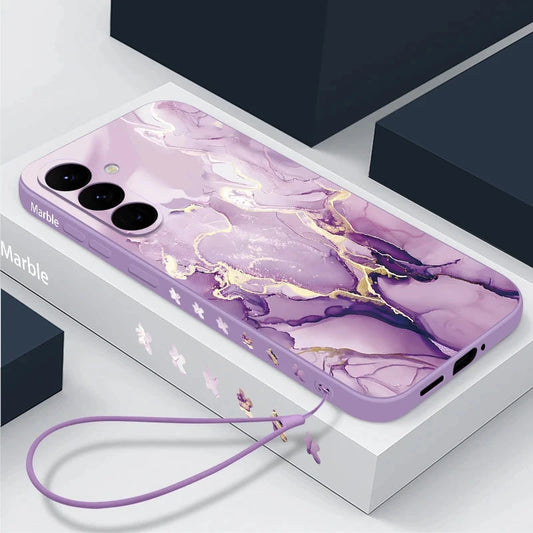 Colorful Marble Case For Samsung Galaxy S24 S23 S22 Ultra GlowCart