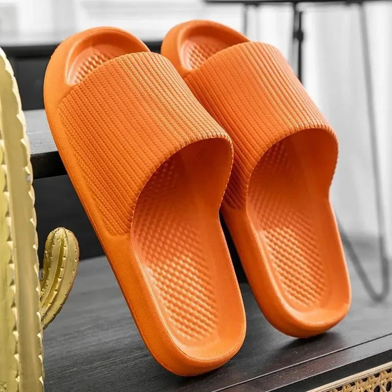 Thick Platform Bathroom Home Slippers Women Fashion Soft GlowCart