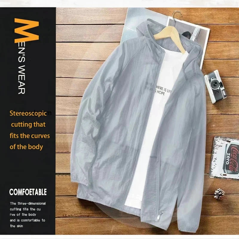 Camping Rain Jacket Men Women Waterproof Sun Protection GlowCart